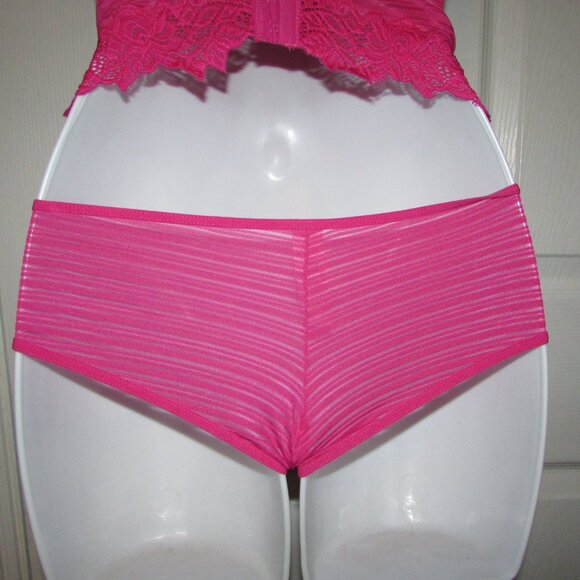 Rene Rofe Sophie B Hot Pink Booty Shorts Corset Set - NEW - Picture 8 of 9